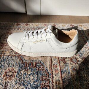 AllSaints White Low Top Sneaker Womens Size 9